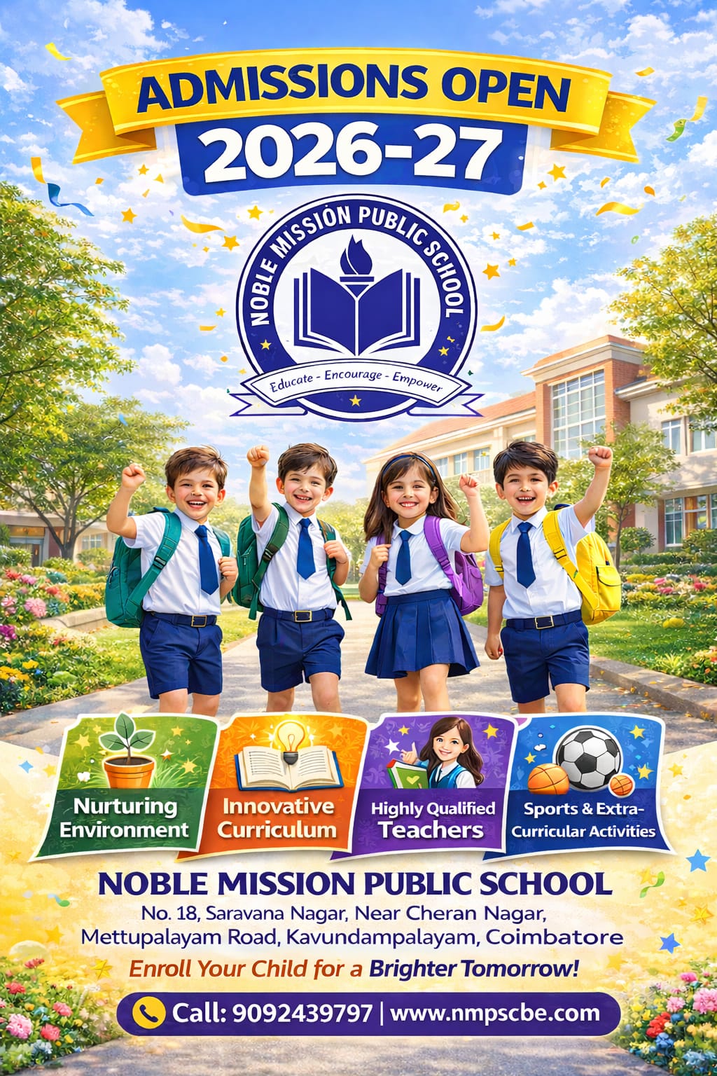 Admissions open